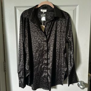 BNWT Womens Black Dress Shirt